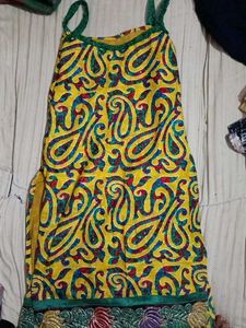 Maroon Kurta with Buttons