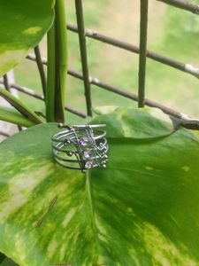 Silver Spiral Statement Ring