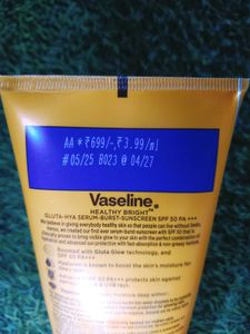 Vaseline Gluta-Hya SPF50 Sunscreen