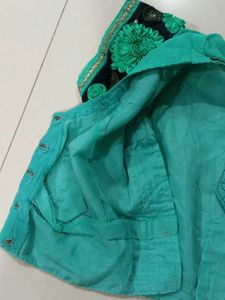 Mint Green Blouse