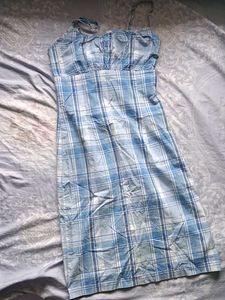 Blue Plaid Sundress