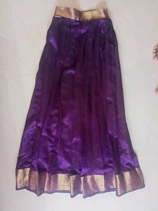 Traditional Purple Skirt Nd Blouse