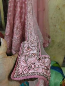 Very Beautiful 😍 Peach Colour Gown With Cancan