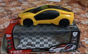 Yellow Remote Control Car