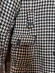 Houndstooth Woollen Stylish Coat