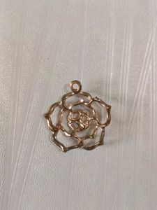 Rose Gold Flower Pendant