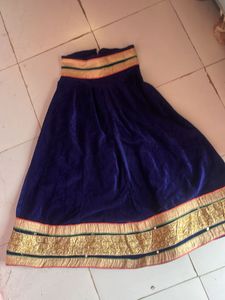 Elegant Velvet Ethnic Skirt
