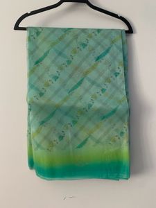 Sea Green Floral Saree