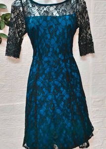 Size ES/S 🎁Buy 2 Get 1 Free 🎁 Blue Lace Dress