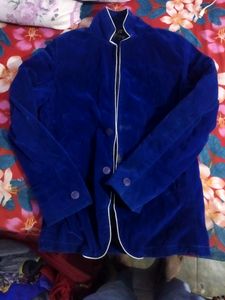 Likely New Blue Velvet Blazer
