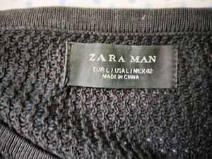 Original ZARA Black Long Sleeve tee