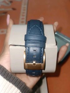 Real Fossil Leather Watch