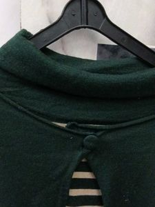 Green Turtleneck Sweater