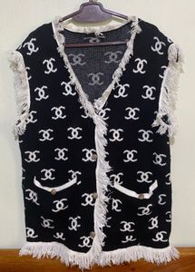 chanel dupe vest sweater