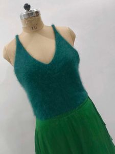 Green Maxi Skirt &amp; fTop
