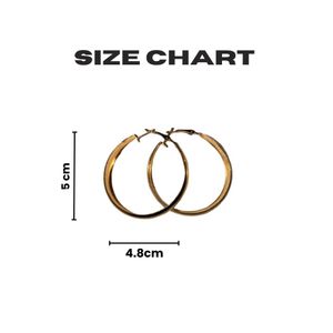 Golden Hoop Earrings