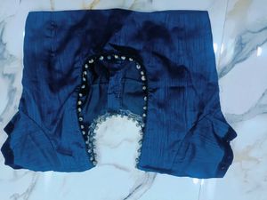 Stiched Blue Blouse