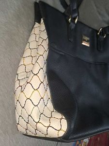 caprese Black Tote Bag