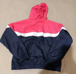 Color Block Windbreaker Jacket, M Size