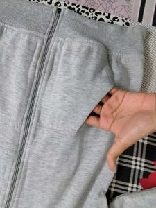 Cute Grey &amp; Baby Pink Jacket