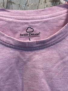 Cute Purple Graphic T-Shirt