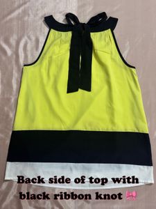 Korean Top With Ribbon Knot 🐝🎀