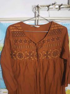 Brown KURTi