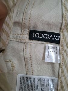 Y2k H&amp;M Beige Swirl jeans