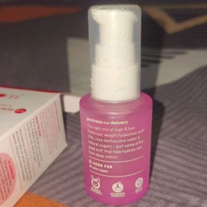 Plum hyaluronic acid face serum.