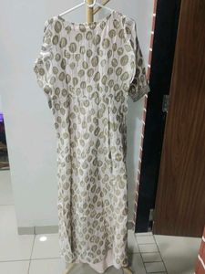 Peach Colored Ethnic Dress