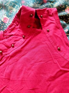 Red Sleeveless Dress