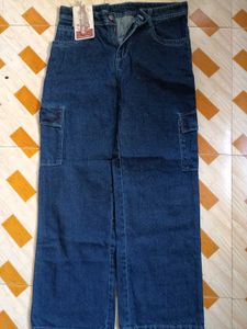 32 Size Blue Cargo Women