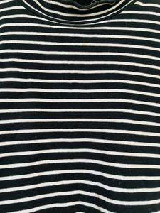 Striped Black &amp; White Top