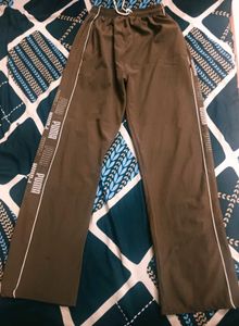 BROWN PUMA track pants