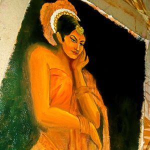 Oil Painting On Canvas, Not Dry
