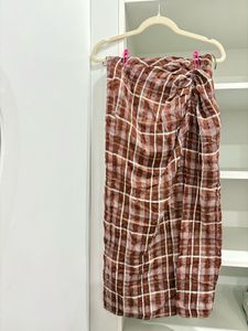 Zara Gingham Skirt