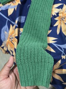 Green Knit Sweater