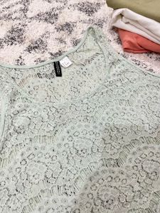 Lace Crop Tank Top