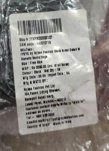 Iykyk Black Metal Detail Shoulder &amp; Sling Bag