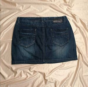 Pinteresty Vintage Short denim skirt