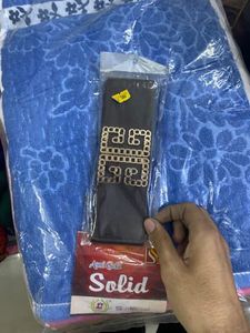 Thick Elastic Black Belt