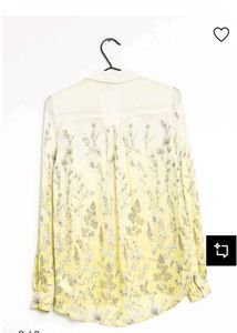 Next Yellow Floral Print Blouse