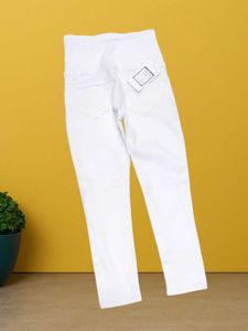 🥰M@38 Size-28 White Wide Leg Jeans