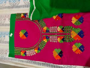 Colorful Embroidered Salwar Kameez Set