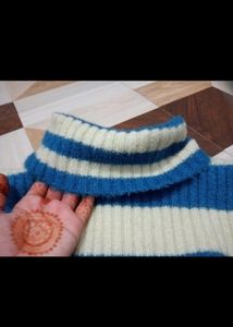 Turtle Neck Pullover Sweater For Women