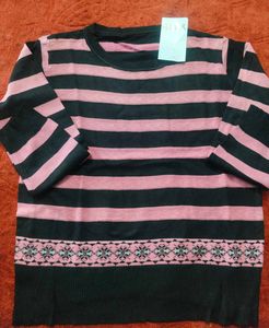 Striped Pullover Sweater🌷