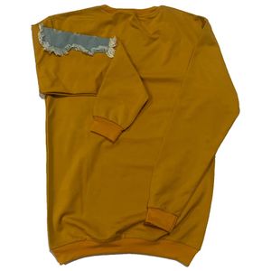 Stylish Mustard Sweatshirt Size 38 Length 28
