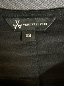 Black Off Shoulder Crop Top