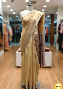 Elegant Beige Saree