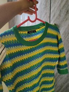 Striped Knit Sweater